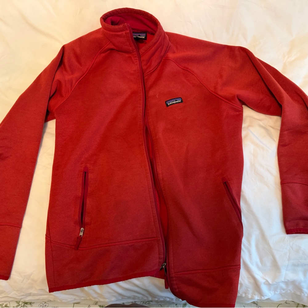 Patagonia Vibrant Red Zip-Up Jacket